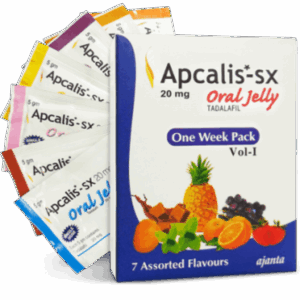 Apcalis SX Oral Jelly (Tadalafil) 20 mg Apcalis SX Oral Jelly (Tadalafil) 20 mg