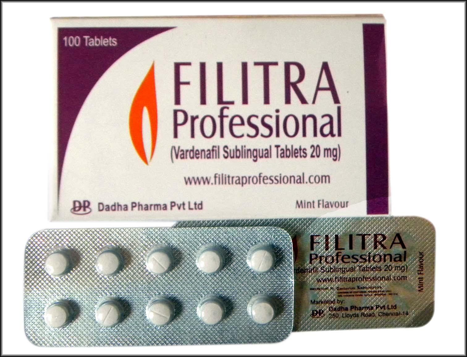 Filitra Professional (Vardenafil) 20 mg Filitra Professional (Vardenafil) 20 mg
