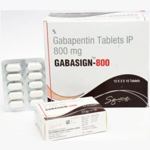 Gabasign (Gabapentin) 800 mg Gabasign (Gabapentin) 800 mg