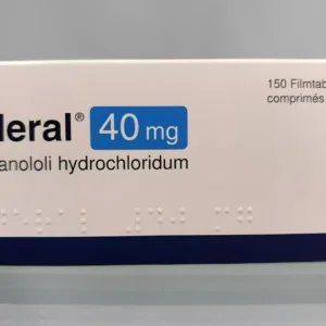 Inderal (Propranolol) 40 mg Inderal (Propranolol) 40 mg
