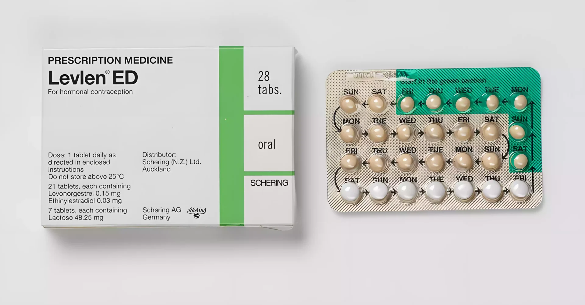 Levlen (Combined oral contraceptive pill) 0.3/0.15 mg Levlen (Combined oral contraceptive pill) 0.3/0.15 mg