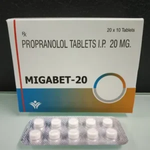 Migabet (Propranolol) 20 mg Migabet (Propranolol) 20 mg