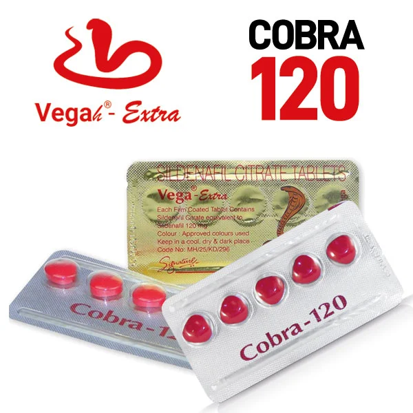 Vega Extra Cobra (Sildenafil) 120 mg Vega Extra Cobra (Sildenafil) 120 mg