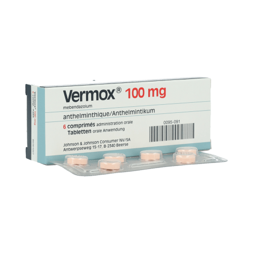 Vermox (Mebendazole) 100 mg Vermox (Mebendazole) 100 mg