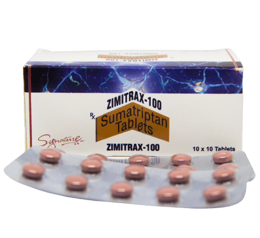 Zimitrax (Sumatriptan) 100 mg Zimitrax (Sumatriptan) 100 mg