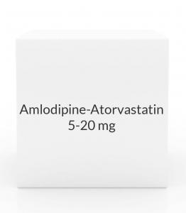 Amlodipine-Atorvastatin 2.5-20mg Tablets - 30 Count Bottle Amlodipine-Atorvastatin 2.5-20mg Tablets - 30 Count Bottle