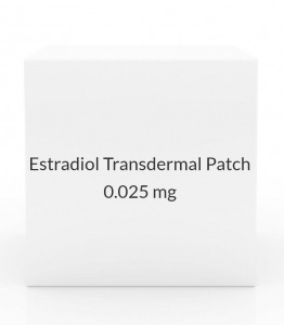 Estradiol Transdermal Patch 0.025mg/Day (Pack of 4) - Once Weekly Estradiol Transdermal Patch 0.025mg/Day (Pack of 4) - Once Weekly