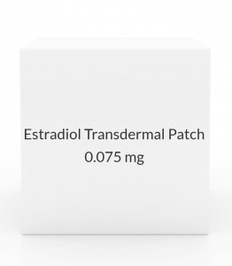 Estradiol Transdermal Patch 0.075mg/Day (Pack of 4) - Once Weekly Estradiol Transdermal Patch 0.075mg/Day (Pack of 4) - Once Weekly