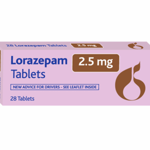 Lorazepam Genus 2.5 mg Lorazepam Genus 2.5 mg